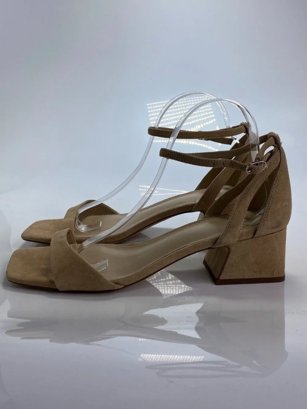Sam Edelman Women's Wilson Golden Caramel Strap Block Heel sandal Sz 11